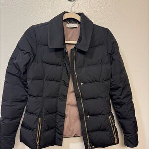 Versace Collection Women's Black Puffer Jacket size 38